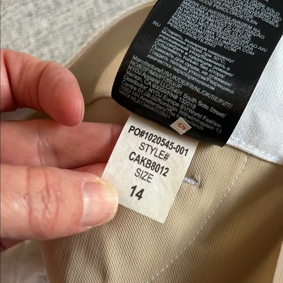 NYDJ White Linen Trousers - Women's 14 NWT - Picture 6 of 8